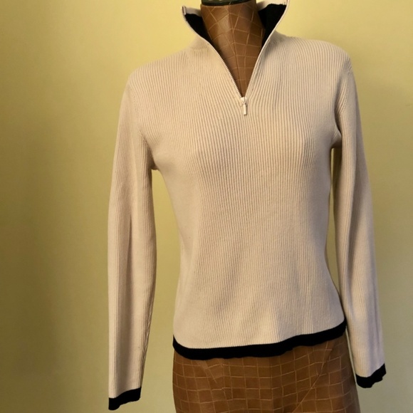 Relativity Front Zip Turtleneck Sweater - Picture 12 of 14